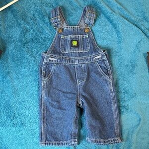 John Deere Kids Blue Denim Overalls